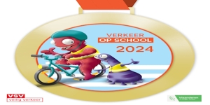 Gouden 'Verkeer Op School-medaille'