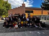 Samen op de foto 